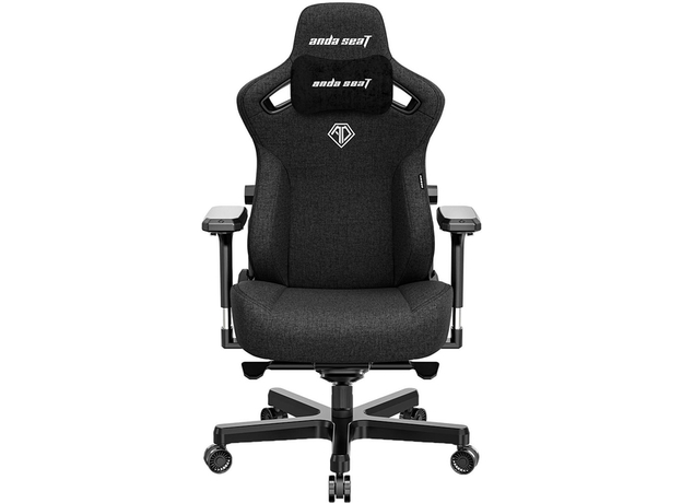 Кресло игровое Anda Seat Kaiser 3 Size L Black Fabric (AD12YDC-L-01-B-CF) - изображение 3 Кресло игровое Anda Seat Kaiser 3 Size L Black Fabric (AD12YDC-L-01-B-CF) - изображение 3