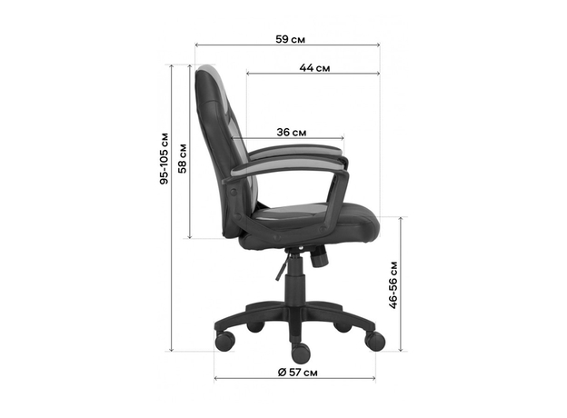 Геймерське дитяче крісло GT Racer X-1414 Fabric Gray/Gray (X-1414 Fabric Gray/Gray (Kids)) - зображення 8 Геймерське дитяче крісло GT Racer X-1414 Fabric Gray/Gray (X-1414 Fabric Gray/Gray (Kids)) - зображення 8