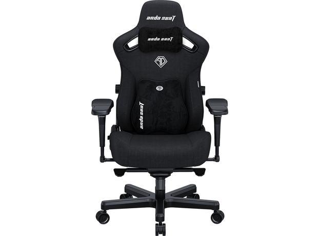 Кресло игровое Anda Seat Kaiser 3 Size XL Black Fabric (AD12YDC-XL-01-B-CF)  Кресло игровое Anda Seat Kaiser 3 Size XL Black Fabric (AD12YDC-XL-01-B-CF)