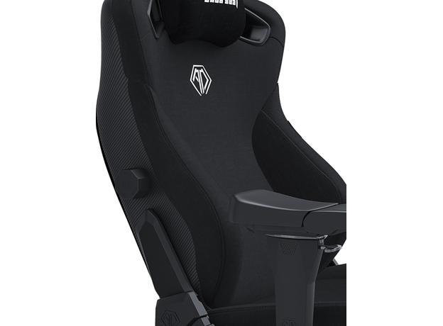 Кресло игровое Anda Seat Kaiser 3 Size XL Black Fabric (AD12YDC-XL-01-B-CF) - изображение 7 Кресло игровое Anda Seat Kaiser 3 Size XL Black Fabric (AD12YDC-XL-01-B-CF) - изображение 7