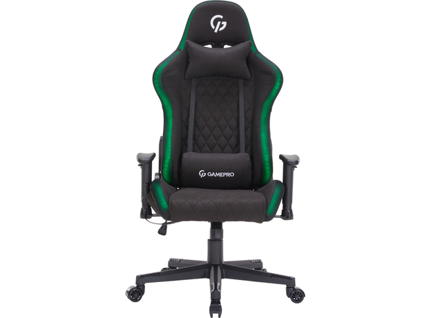 Ігрове крісло GamePro GC700FB RGB Size L Fabric Black (GC700FB) - зображення 3 Ігрове крісло GamePro GC700FB RGB Size L Fabric Black (GC700FB) - зображення 3
