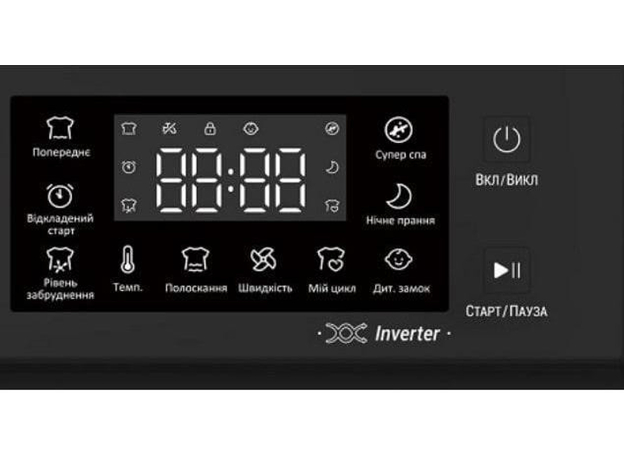 Стиральная машина узкая Edler EWF6031BL - изображение 3