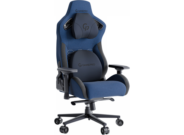 Ігрове крісло GamePro GC900DB Size XL Fabric Dark Blue - зображення 3 Ігрове крісло GamePro GC900DB Size XL Fabric Dark Blue - зображення 3