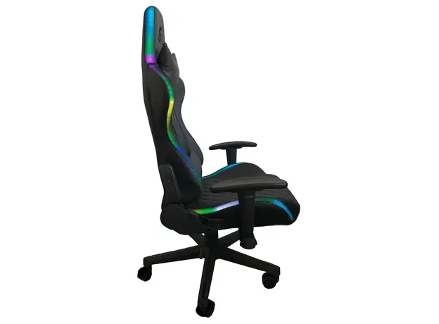 Кресло игровое GamePro Hero RGB Black (GC-700-Black) - изображение 4