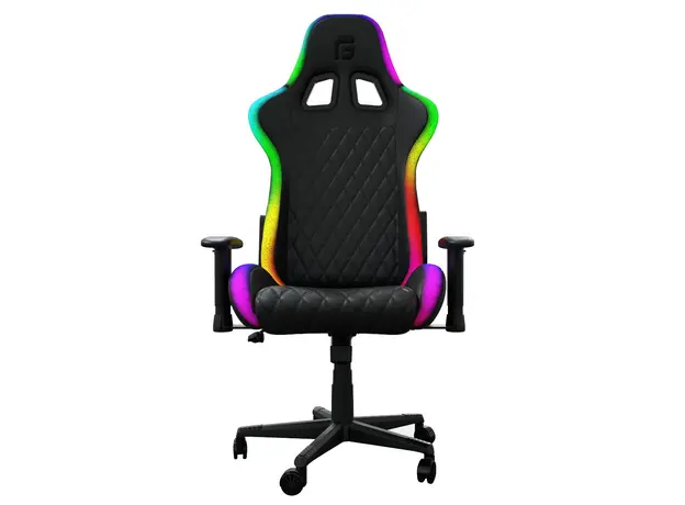 Кресло игровое GamePro Hero RGB Black (GC-700-Black) 