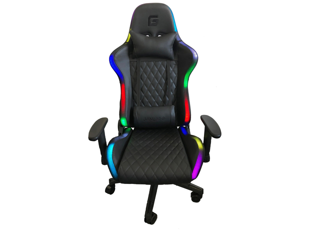 Кресло игровое GamePro Hero RGB Black (GC-700-Black) - изображение 7