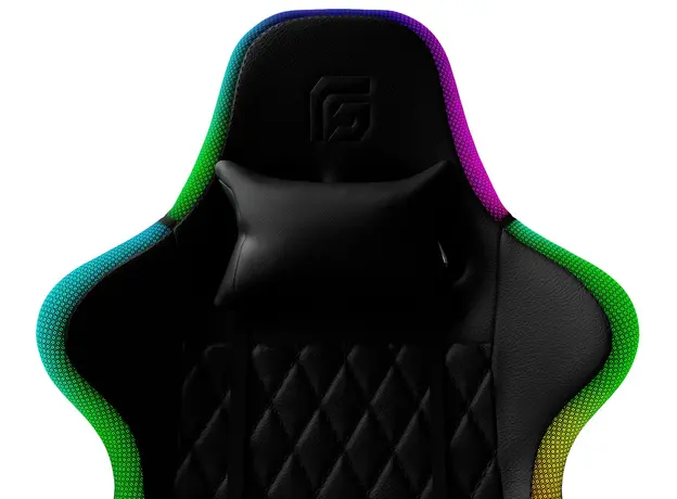 Кресло игровое GamePro Hero RGB Black (GC-700-Black) - изображение 8