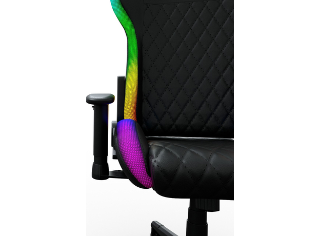 Кресло игровое GamePro Hero RGB Black (GC-700-Black) - изображение 10