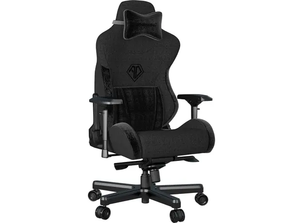 Кресло игровое Anda Seat T-Pro 2 Size XL Linen Fabric Black (AD12XLLA-01-B-F) - изображение 2