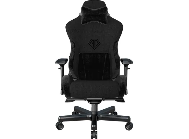 Кресло игровое Anda Seat T-Pro 2 Size XL Linen Fabric Black (AD12XLLA-01-B-F) 