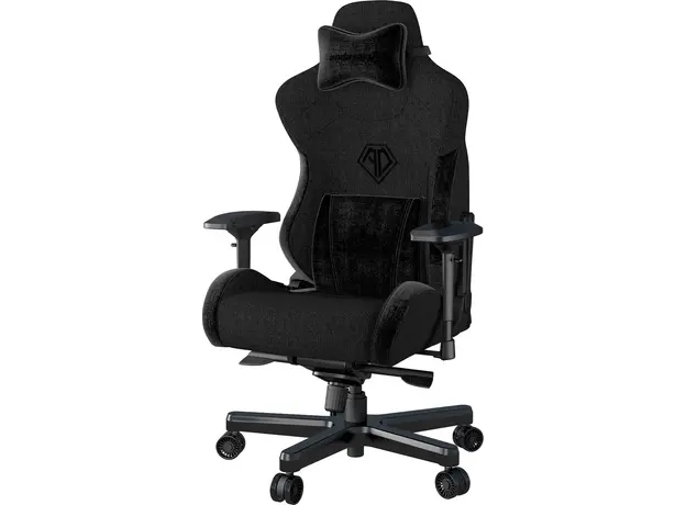 Кресло игровое Anda Seat T-Pro 2 Size XL Linen Fabric Black (AD12XLLA-01-B-F) - изображение 3