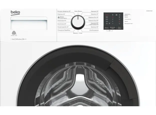 Стиральная машина узкая BEKO WUE6511XAW - изображение 4