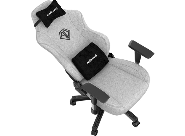 Ігрове крісло Anda Seat Phantom 3 Size L Linen Fabric Grey (AD18Y-06-G-F) - зображення 5 Ігрове крісло Anda Seat Phantom 3 Size L Linen Fabric Grey (AD18Y-06-G-F) - зображення 5