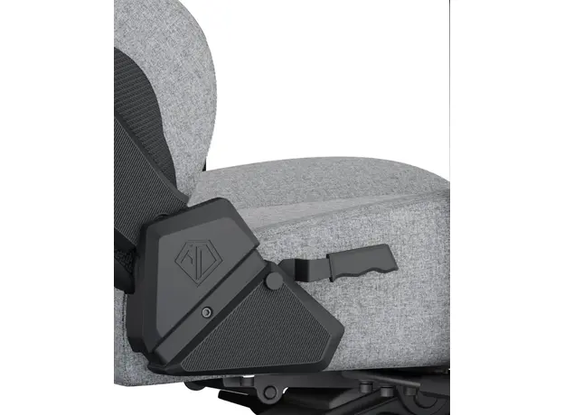 Кресло игровое Anda Seat Kaiser 3 Size L Grey Fabric (AD12YDC-L-01-G-PV/F) - изображение 8