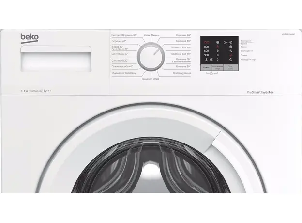 Стиральная машина узкая BEKO WUE6511IXWW - изображение 5