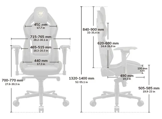 Кресло геймерское Cougar Hotrod Royal - изображение 9