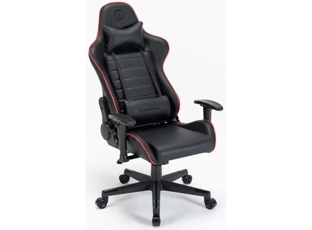 Кресло игровое GamePro Rush Black-Red (GC-575-Black-Red) - изображение 3