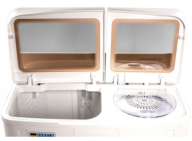 Пральна машина напівавтомат GRUNHELM GWF-WS753BGH - зображення 6 Пральна машина напівавтомат GRUNHELM GWF-WS753BGH - зображення 6