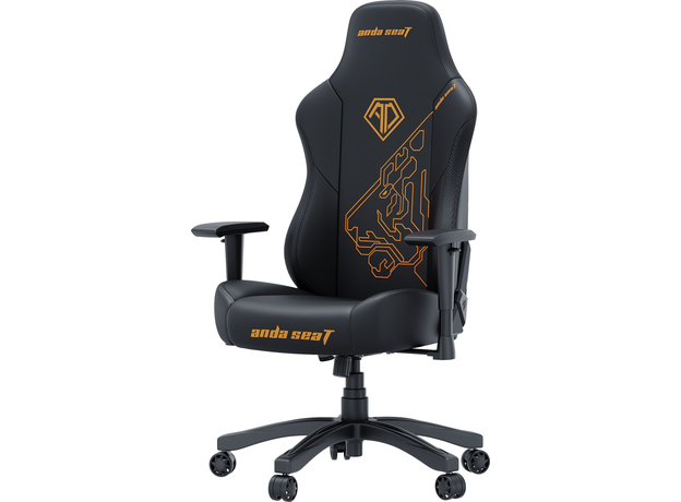 Ігрове крісло Anda Seat Phantom 3 Tiger Edition PVC Size L Black (AD18Y-14-B-PV/C) - зображення 4 Ігрове крісло Anda Seat Phantom 3 Tiger Edition PVC Size L Black (AD18Y-14-B-PV/C) - зображення 4