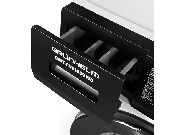 Стиральная машина узкая GRUNHELM GWT-FN610D2WB - изображение 6