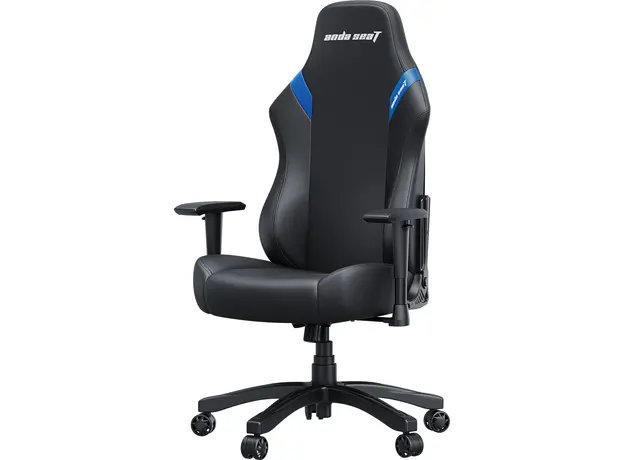 Кресло игровое Anda Seat Luna Size L Black/Blue PVC (AD18-44-BS-PV) - изображение 4