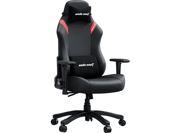 Кресло игровое Anda Seat Luna Size L Black/Red PVC (AD18-44-BR-PV) - изображение 3