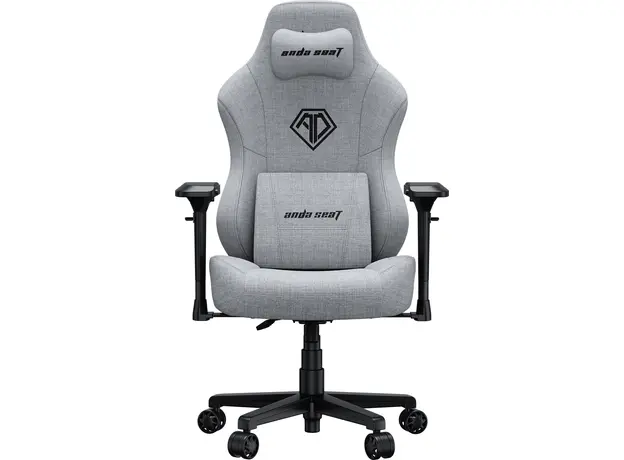 Кресло игровое Anda Seat Phantom 3 Pro Size L Grey Fabric (AD18YC-06-G-F) - изображение 2