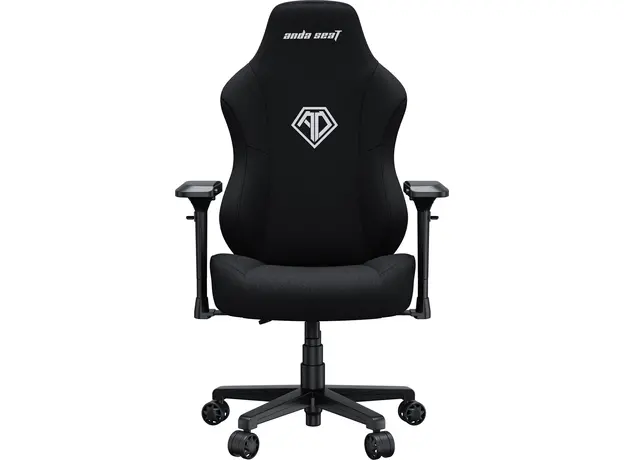 Кресло игровое Anda Seat Phantom 3 Pro Size L Black Fabric (AD18YC-06-B-F) - изображение 2