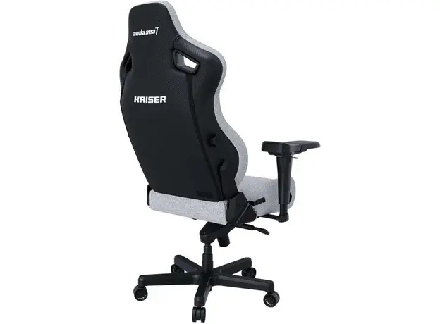 Кресло игровое Anda Seat Kaiser 4 Size L Gray Linen Fabric (AD12YDDC-L-20-G-CF) - изображение 2