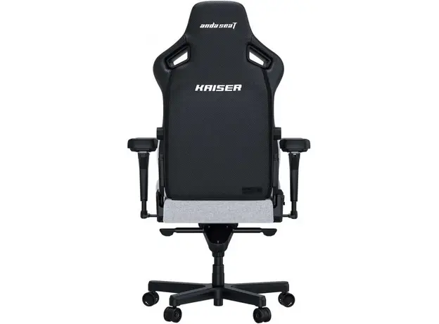 Кресло игровое Anda Seat Kaiser 4 Size L Gray Linen Fabric (AD12YDDC-L-20-G-CF) - изображение 3
