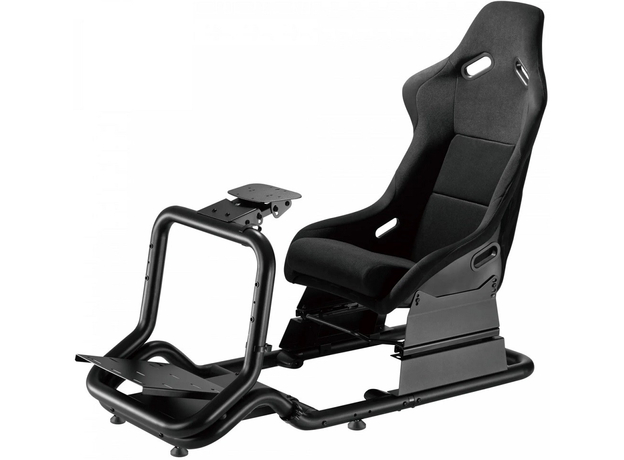 Геймерське крісло з кокпітом GamePro RS167 з кріпленням для керма та педалей Black - зображення 2 Геймерське крісло з кокпітом GamePro RS167 з кріпленням для керма та педалей Black - зображення 2