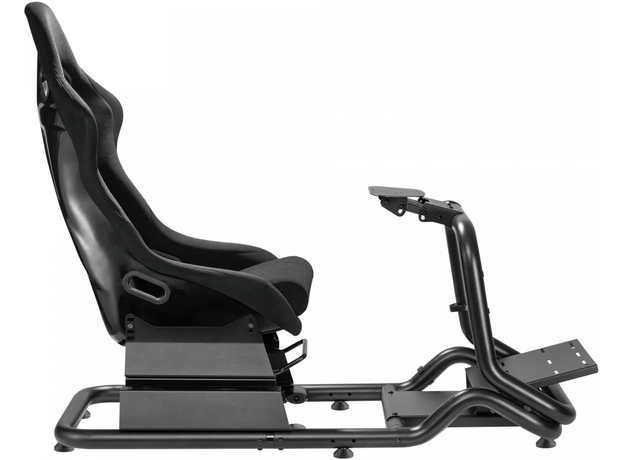 Геймерське крісло з кокпітом GamePro RS167 з кріпленням для керма та педалей Black - зображення 3 Геймерське крісло з кокпітом GamePro RS167 з кріпленням для керма та педалей Black - зображення 3