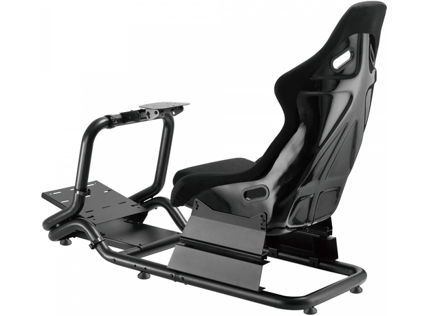 Геймерське крісло з кокпітом GamePro RS167 з кріпленням для керма та педалей Black - зображення 5 Геймерське крісло з кокпітом GamePro RS167 з кріпленням для керма та педалей Black - зображення 5