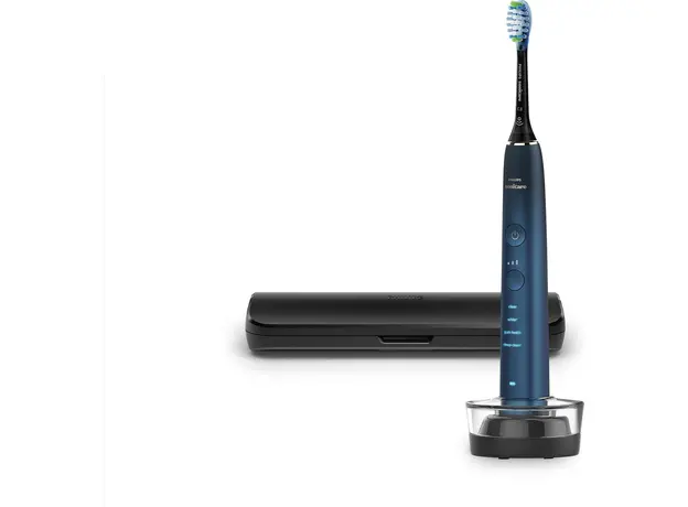 Электрическая зубная щетка PHILIPS Sonicare HX9911/88 Diamond Clean 9000, Основной цвет: Голубой - изображение 7