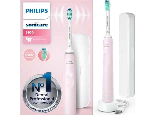 Электрическая зубная щетка PHILIPS Sonicare HX3673/11 Gemini 3100 