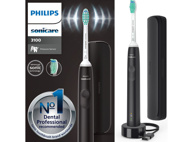 Электрическая зубная щетка PHILIPS Sonicare HX3673/14 Gemini 3100 - изображение 2 Электрическая зубная щетка PHILIPS Sonicare HX3673/14 Gemini 3100 - изображение 2