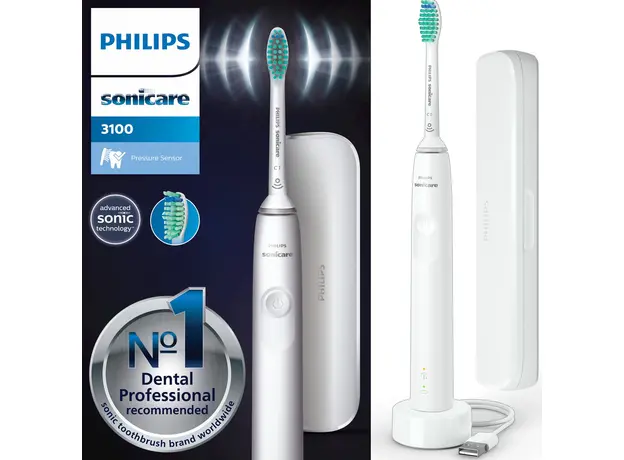 Электрическая зубная щетка PHILIPS Sonicare HX3673/13 Gemini 3100 