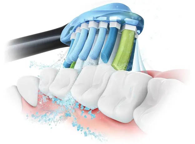 Электрическая зубная щетка PHILIPS Sonicare HX9911/88 Diamond Clean 9000, Основной цвет: Голубой - изображение 11