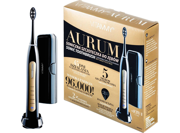 Звуковая зубная щетка Vitammy Aurum Black - изображение 4
