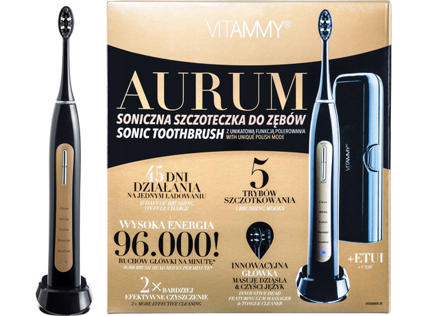 Звуковая зубная щетка Vitammy Aurum Black - изображение 5