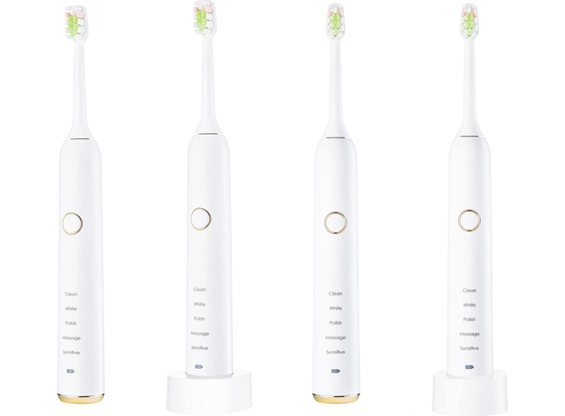 Электрическая зубная щетка Vitammy Symphony White Gold, Основний колір: Білий  Электрическая зубная щетка Vitammy Symphony White Gold, Основний колір: Білий