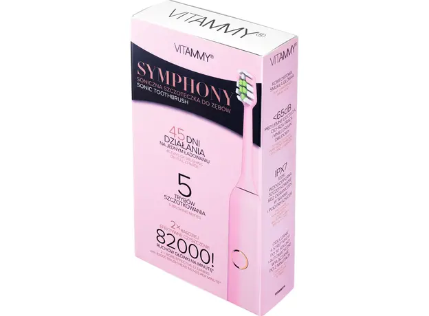 Электрическая зубная щетка Vitammy Symphony Pink (5901793641409), Основной цвет: Розовый - изображение 8