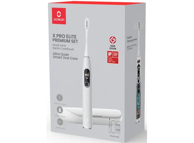 Электрическая зубная щетка Oclean X Pro Elite Set Electric Toothbrush Grey - изображение 3