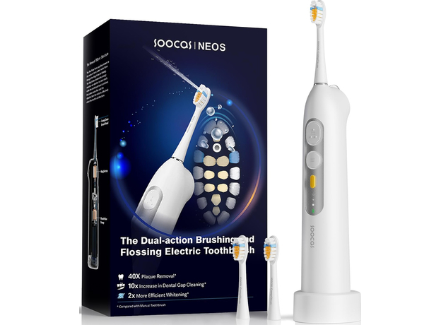 Электрическая зубная щетка Soocas T03 Neos White (1016323) - изображение 3 Электрическая зубная щетка Soocas T03 Neos White (1016323) - изображение 3