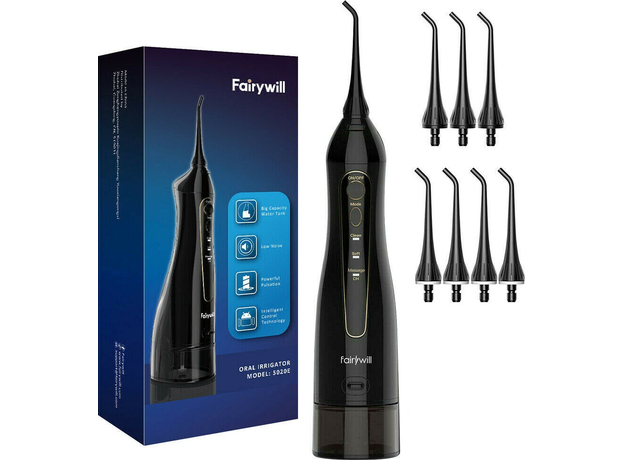 Ирригатор Fairywill 5020E black, Основной цвет: Черный - изображение 3 Ирригатор Fairywill 5020E black, Основной цвет: Черный - изображение 3