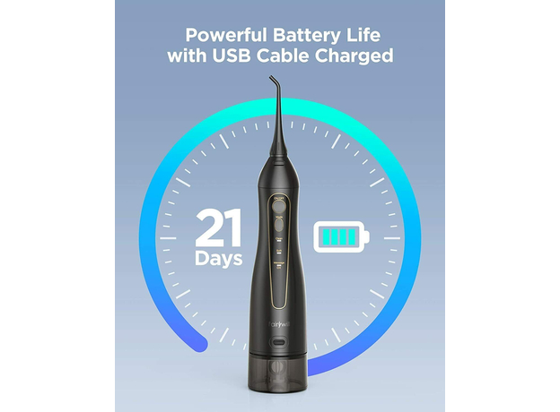 Ирригатор Fairywill 5020E black, Основной цвет: Черный - изображение 8 Ирригатор Fairywill 5020E black, Основной цвет: Черный - изображение 8