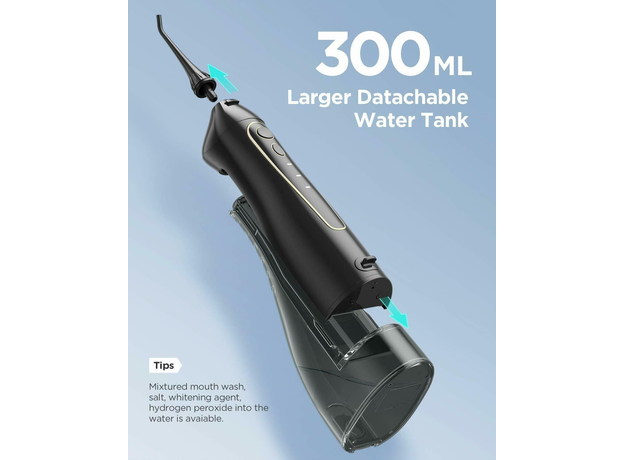 Ирригатор Fairywill 5020E black, Основной цвет: Черный - изображение 9 Ирригатор Fairywill 5020E black, Основной цвет: Черный - изображение 9