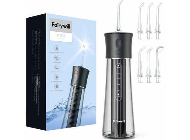 Ирригатор Fairywill F30 black, Основний колір: Чорний - зображення 2 Ирригатор Fairywill F30 black, Основний колір: Чорний - зображення 2