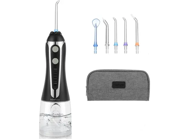 Ирригатор H2OFloss HF-2 Black, Основний колір: Чорний - зображення 3