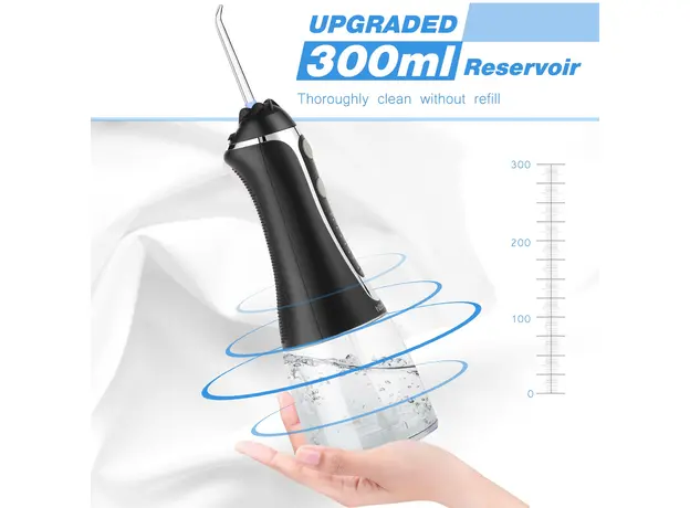 Ирригатор H2OFloss HF-2 Black, Основний колір: Чорний - зображення 5